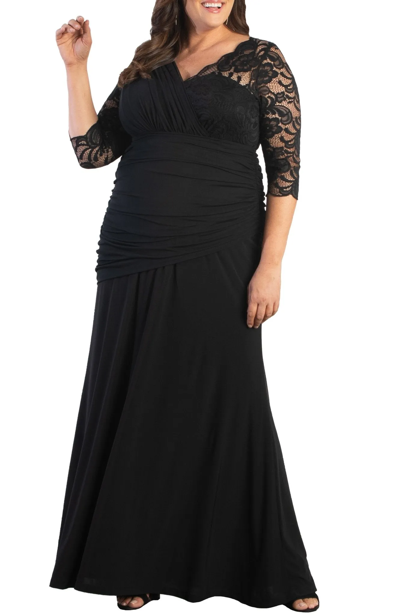 Soiree Evening Gown - Plus sold by Dress Barn product image thumbnail 4