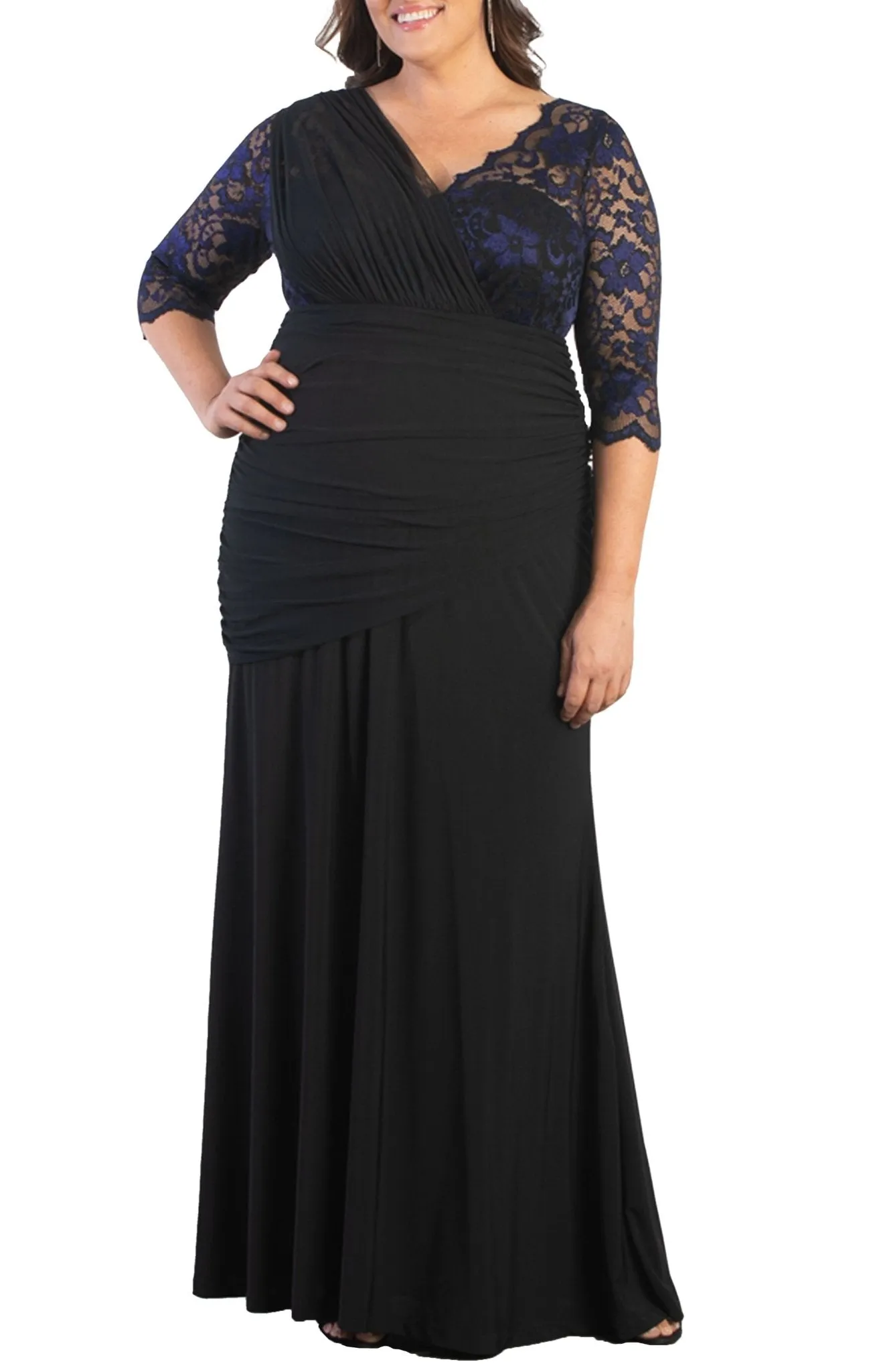 Soiree Evening Gown - Plus sold by Dress Barn product image thumbnail 5