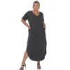 Short Sleeve V-neck Maxi Dress - Plus sold by Dress Barn