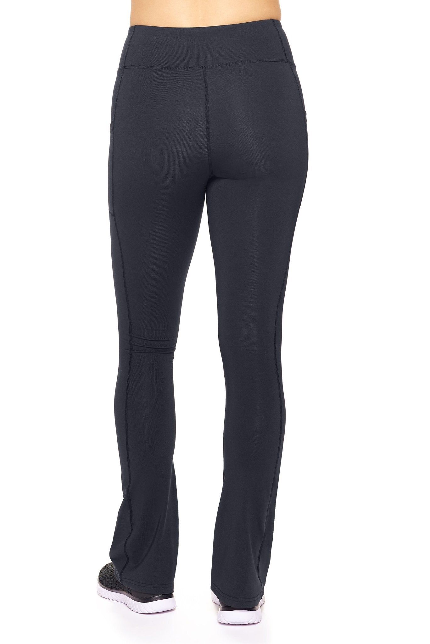 Airstretch High-Waist Flare Leggings with Cell Phone Pockets - Plus sold by Dress Barn product image thumbnail 3