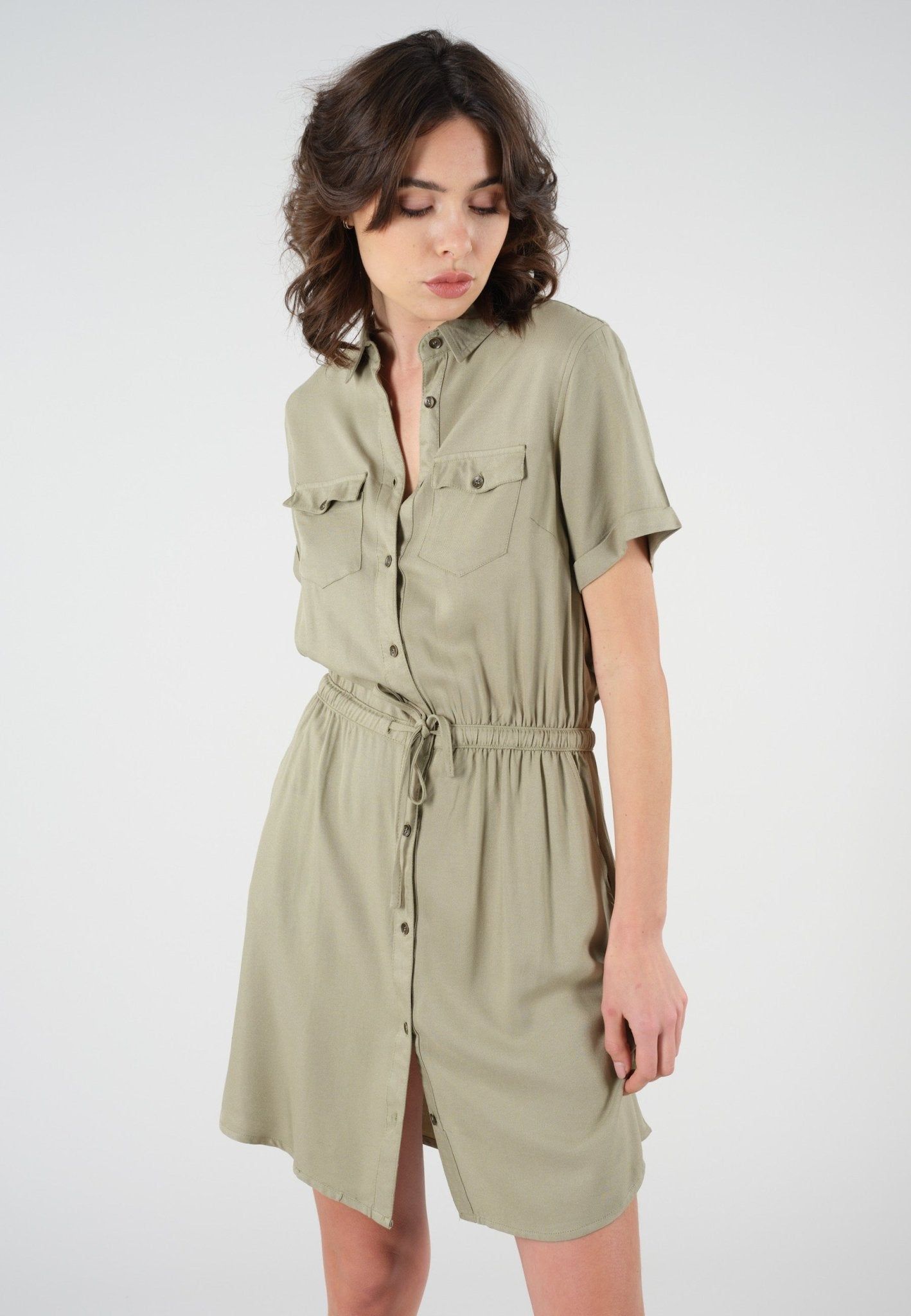 Deeluxe Alarha Shirt Dress sold by Dress Barn product image thumbnail 3