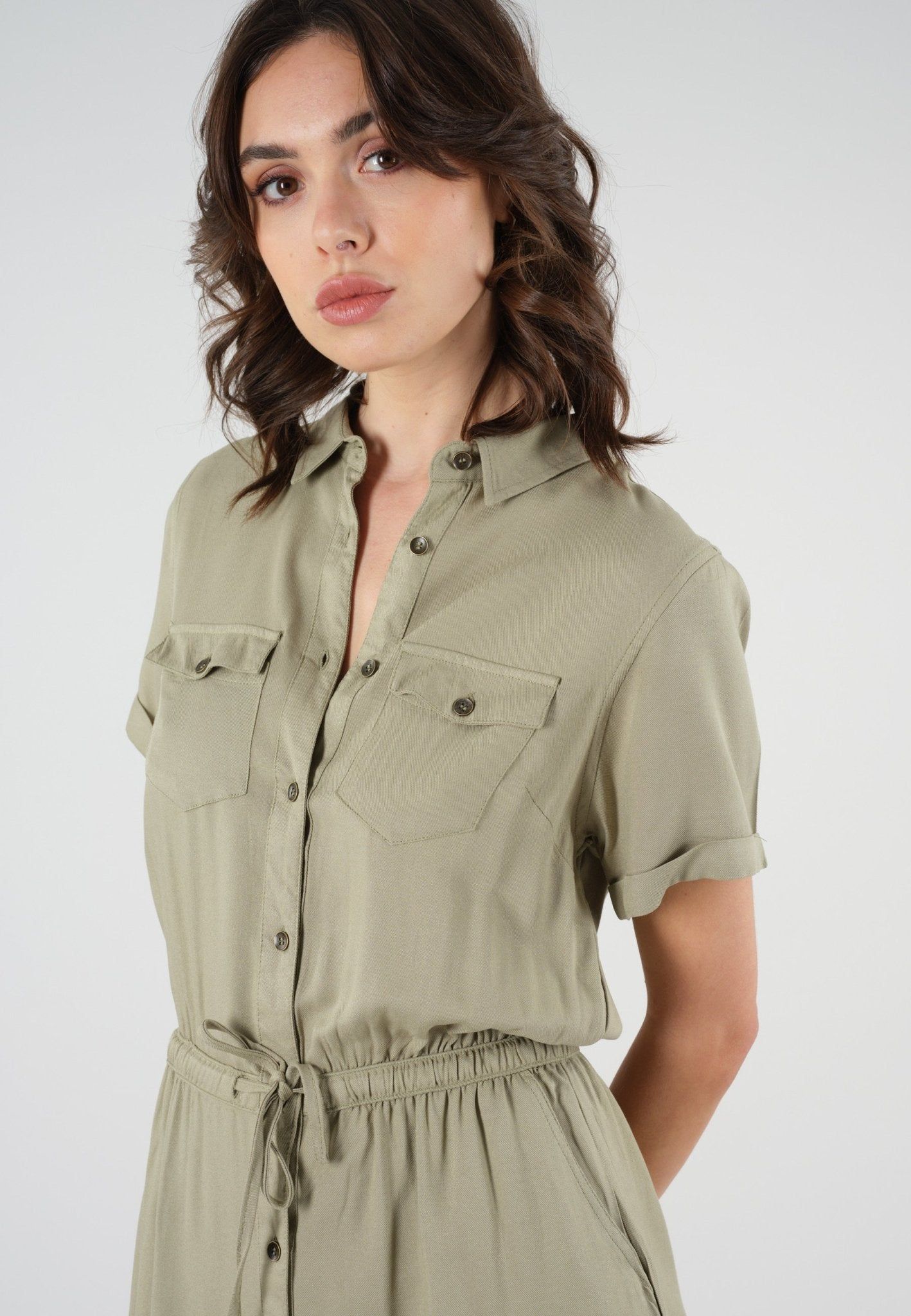 Deeluxe Alarha Shirt Dress sold by Dress Barn product image thumbnail 4