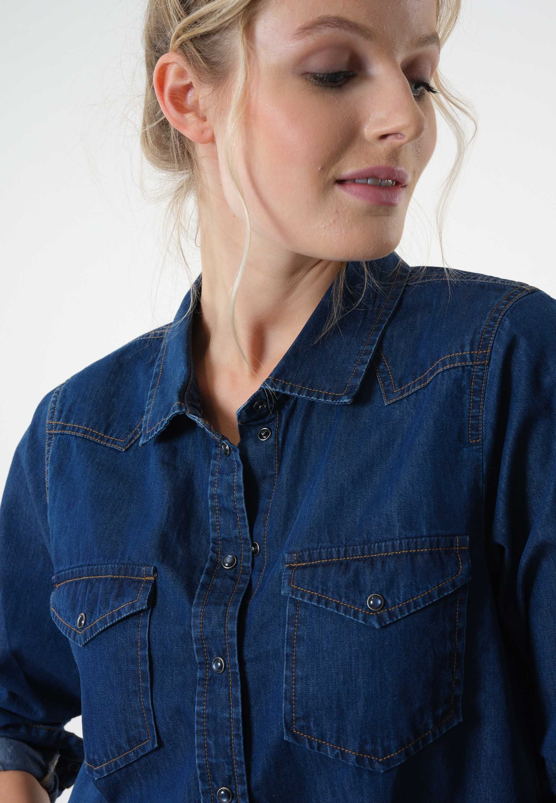 Deeluxe Celeste Denim Shirt sold by Dress Barn product image thumbnail 2