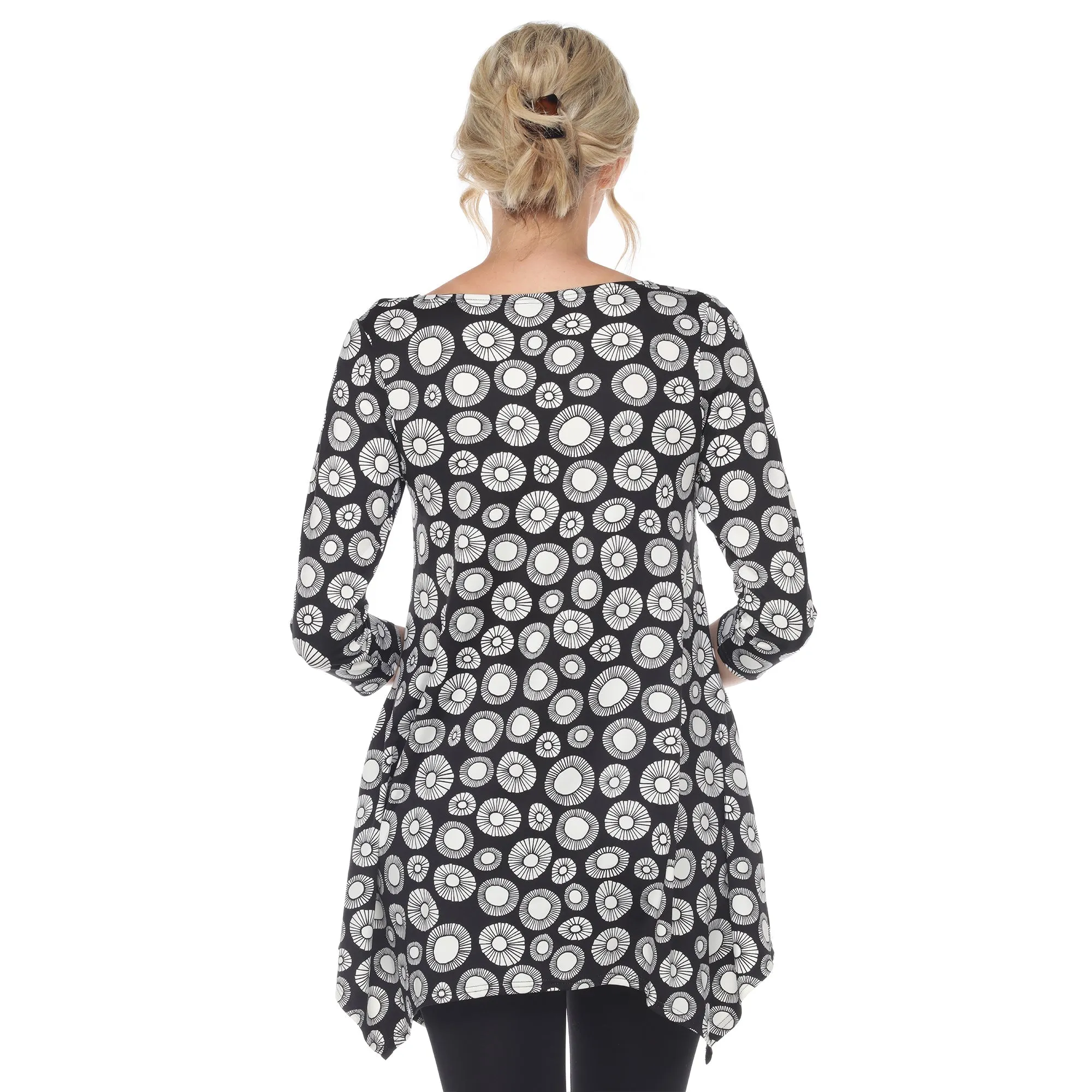 Printed Geometric Circle Tunic Top sold by Dress Barn product image thumbnail 4