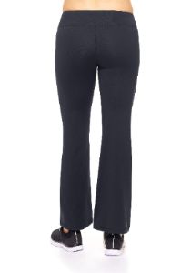 Airstretch Mid-Rise Bootcut Leggings - Plus sold by Dress Barn