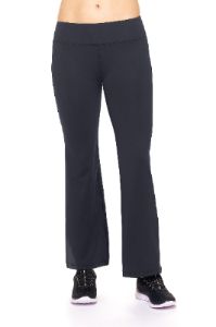Airstretch Mid-Rise Bootcut Leggings - Plus sold by Dress Barn