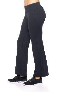 Airstretch Mid-Rise Bootcut Leggings - Plus sold by Dress Barn