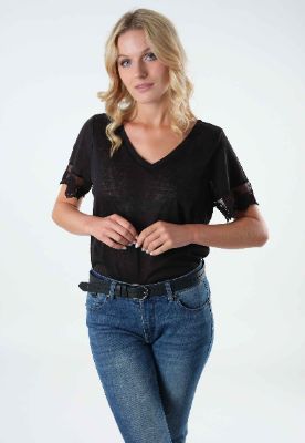 Deeluxe Cesarine Leather Belt sold by Dress Barn