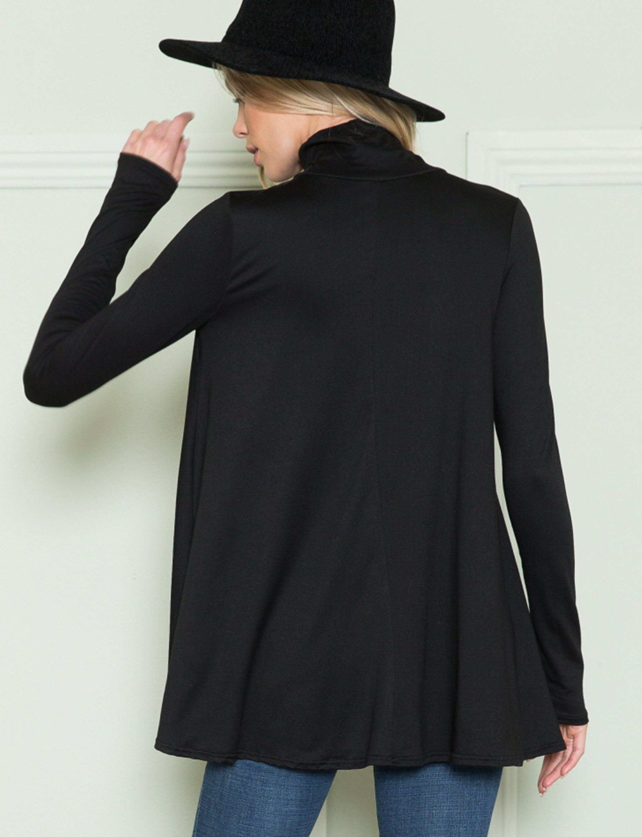 Flattering Turtleneck Long Sleeve Top - Plus sold by Dress Barn product image thumbnail 4