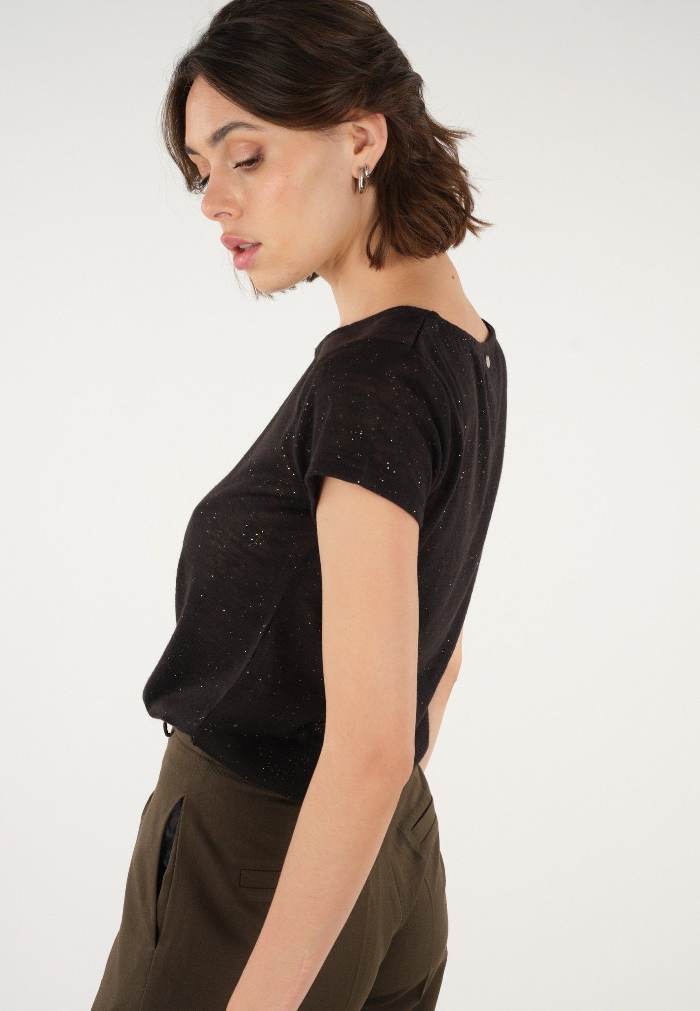 Deeluxe Glitter T-Shirt sold by Dress Barn product image thumbnail 4