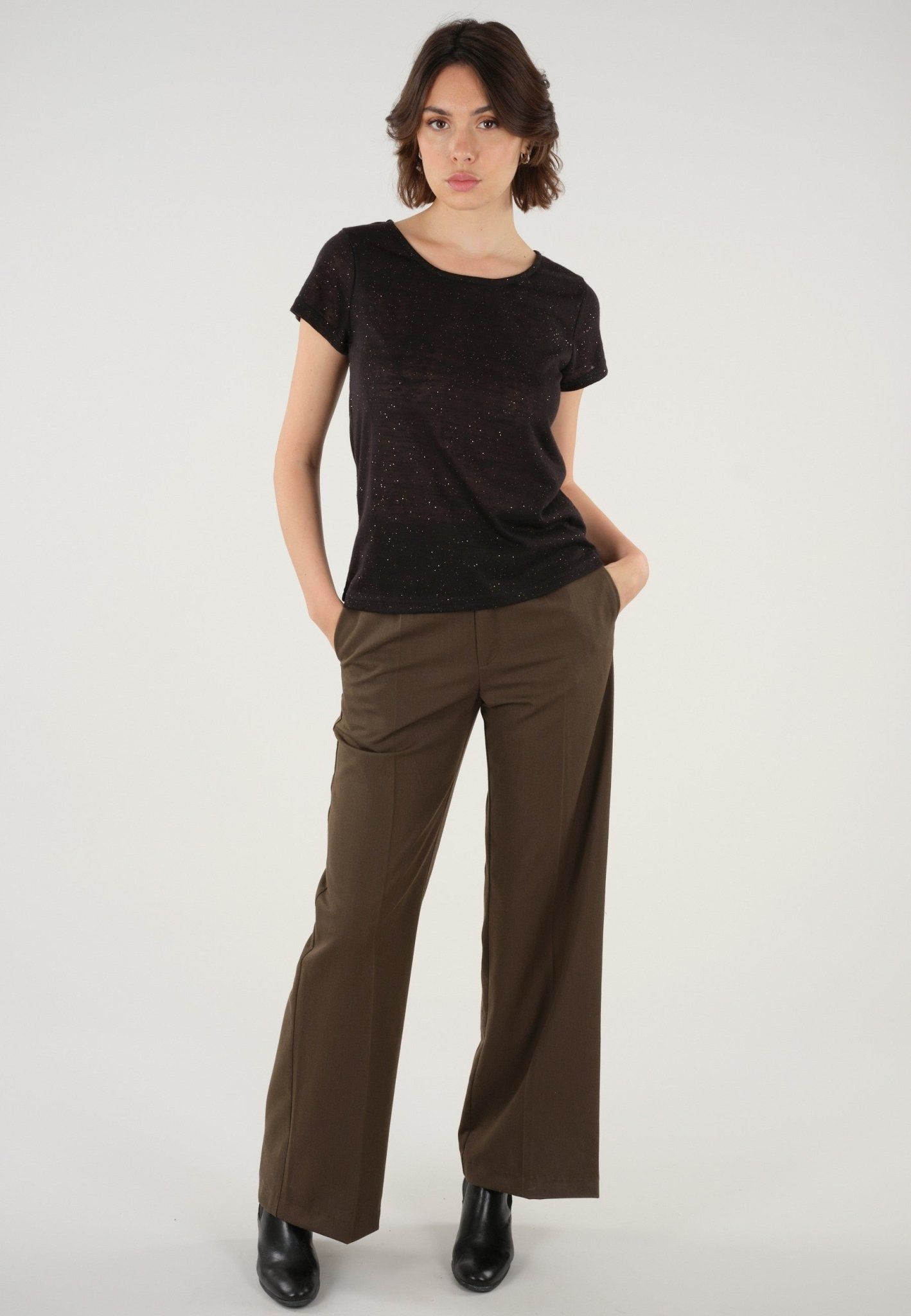 Deeluxe Glitter T-Shirt sold by Dress Barn product image thumbnail 2