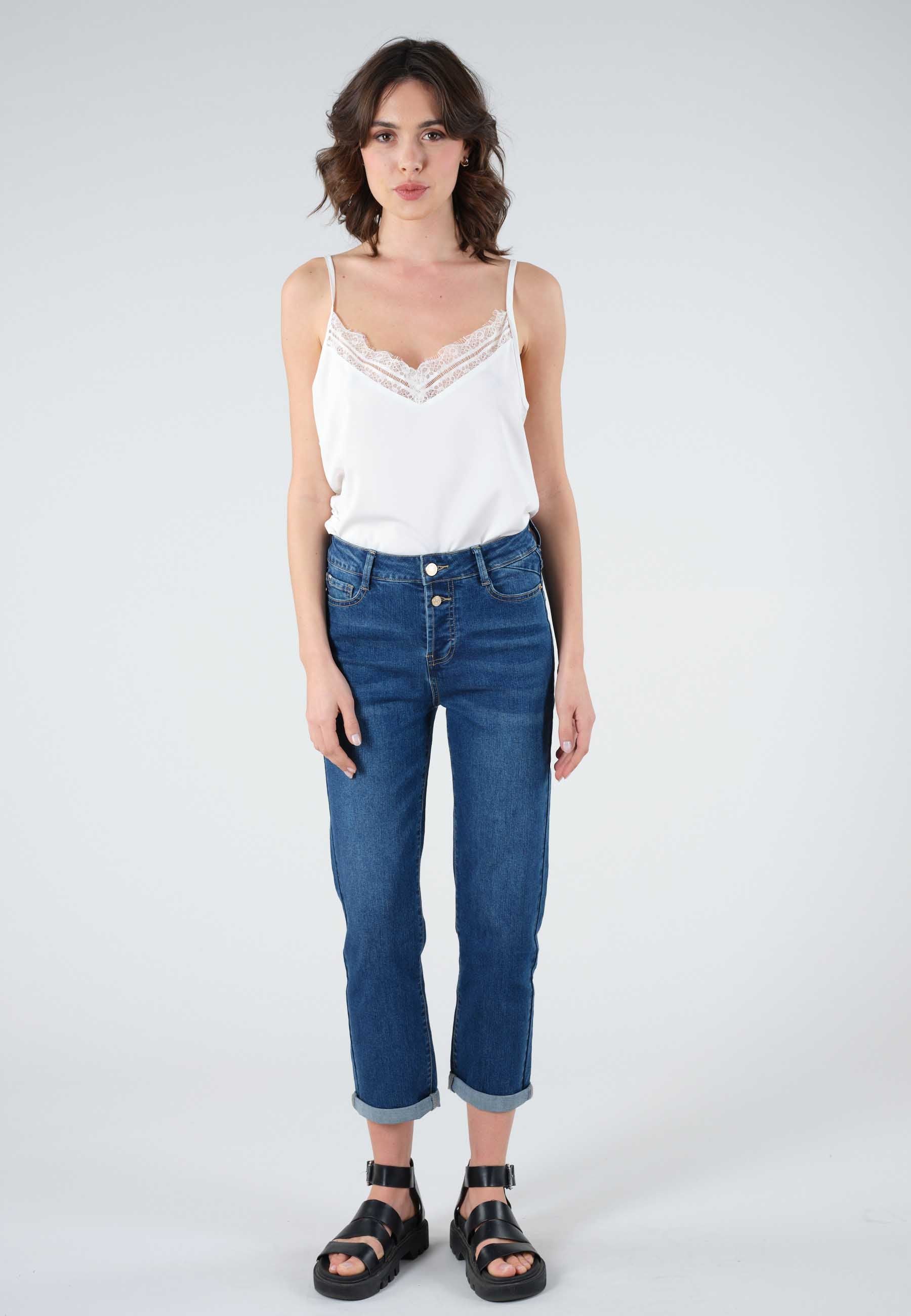 Deeluxe Djena Medium Blue Denim Jeans sold by Dress Barn