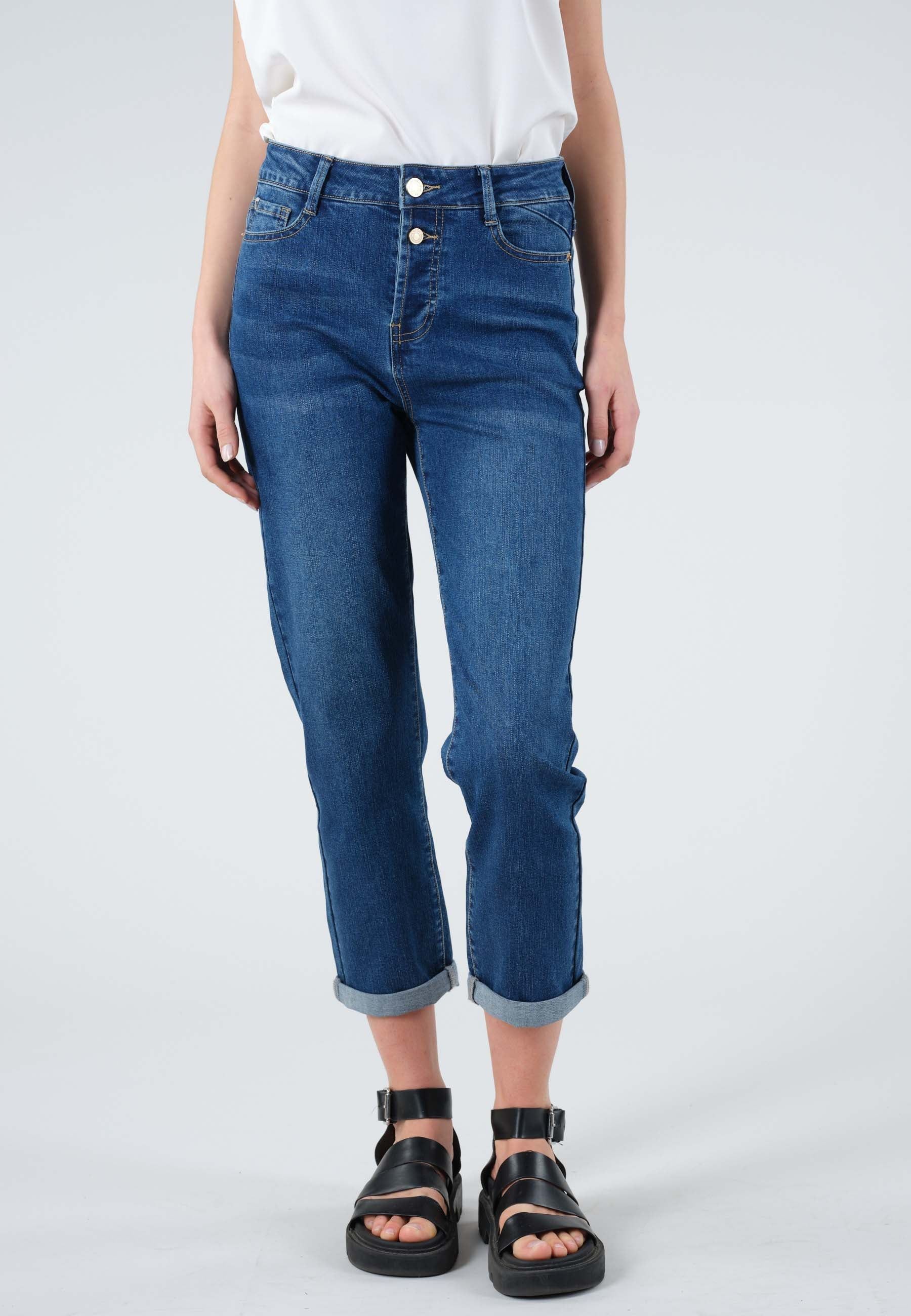 Deeluxe Djena Medium Blue Denim Jeans sold by Dress Barn product image thumbnail 4