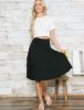 High Waisted Flattering Midi Skirt - Plus sold by Dress Barn