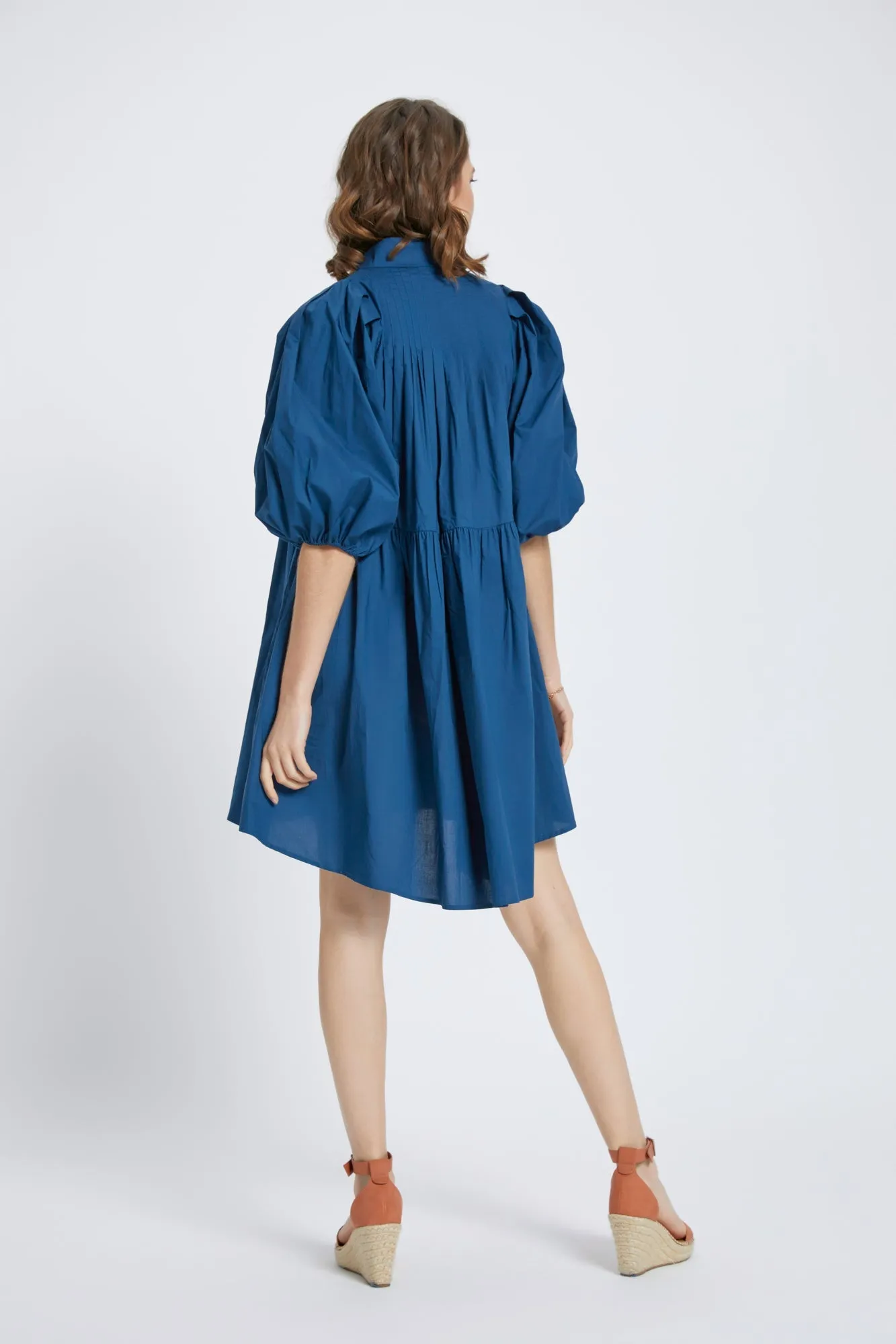 Solid Poplin Pleats Dress sold by Dress Barn product image thumbnail 5