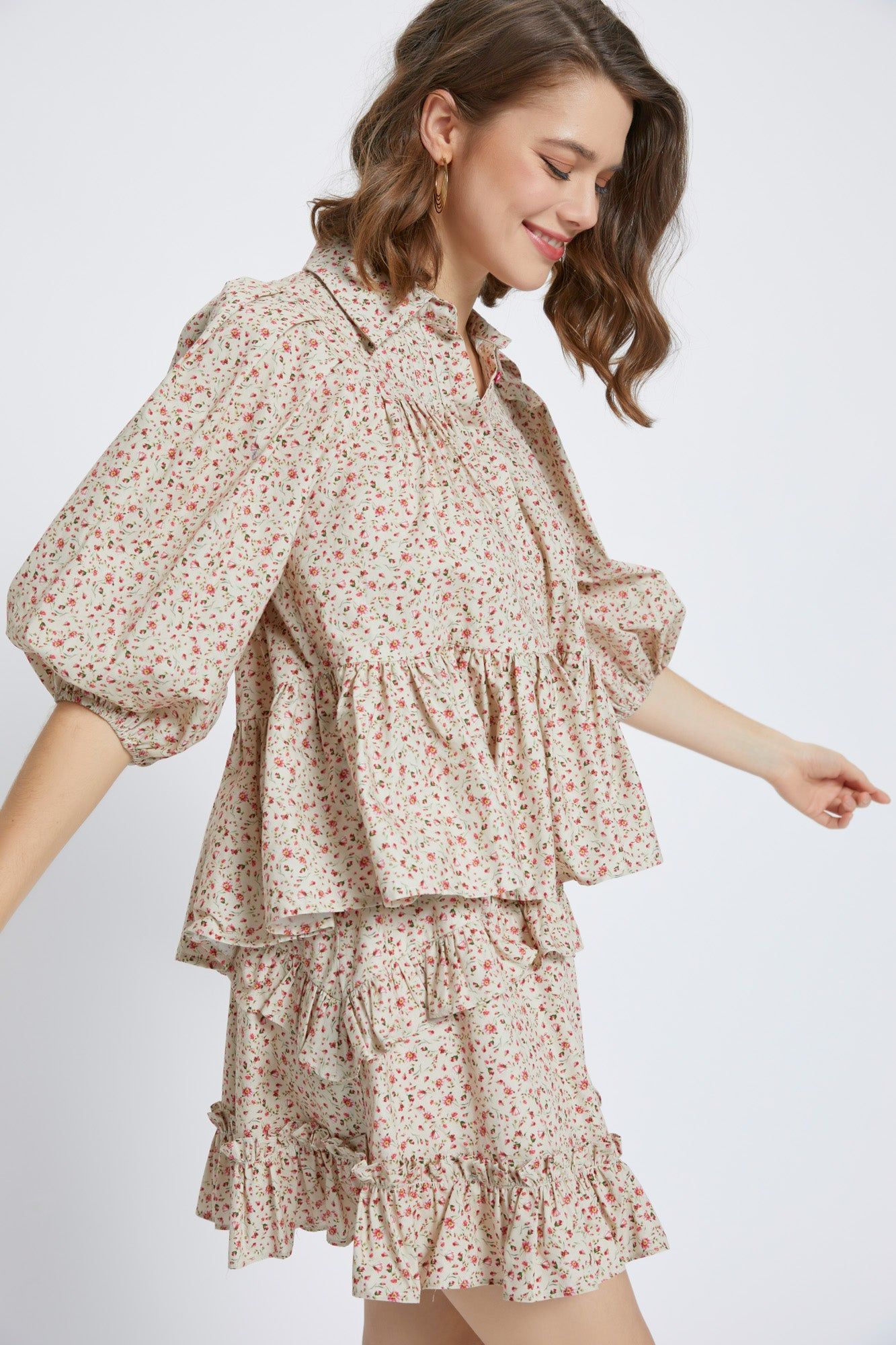 Floral Voluminous Top sold by Dress Barn product image thumbnail 2