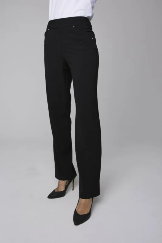 Roz & Ali Secret Agent Pull On Tummy Control Pants Cateye Pockets with Rivets sold by Dress Barn