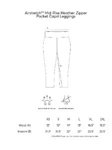 Airstretch Mid-Rise Capri Leggings sold by Dress Barn