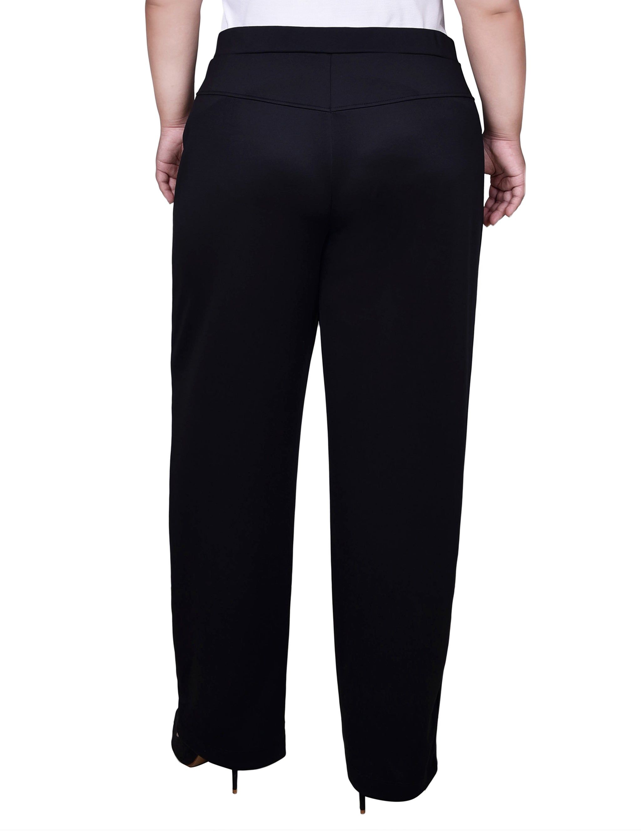 NY Collection Full Length Scuba Crepe Pants - Plus sold by Dress Barn product image thumbnail 4