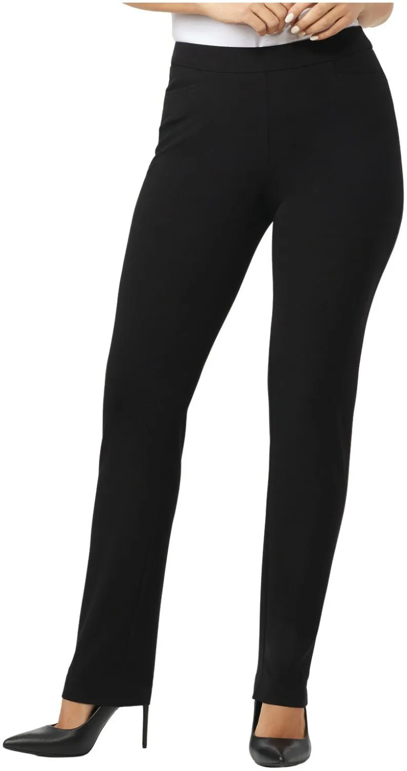 Roz & Ali™ Pull On Tummy Control Pants With L Pockets -Short sold by Dress Barn