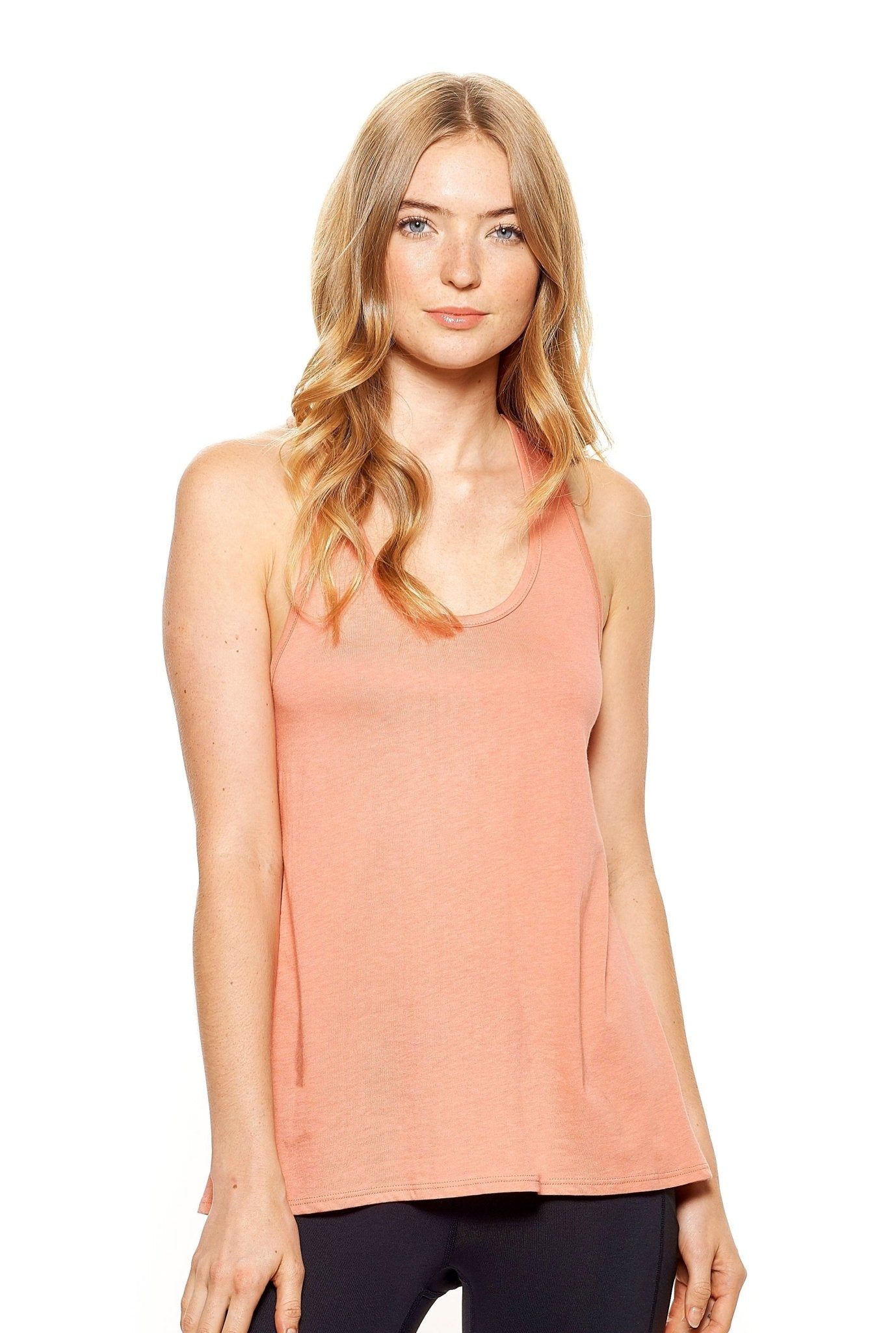 MoCA Plant Based Racerback Split Tank Top sold by Dress Barn product image thumbnail 5