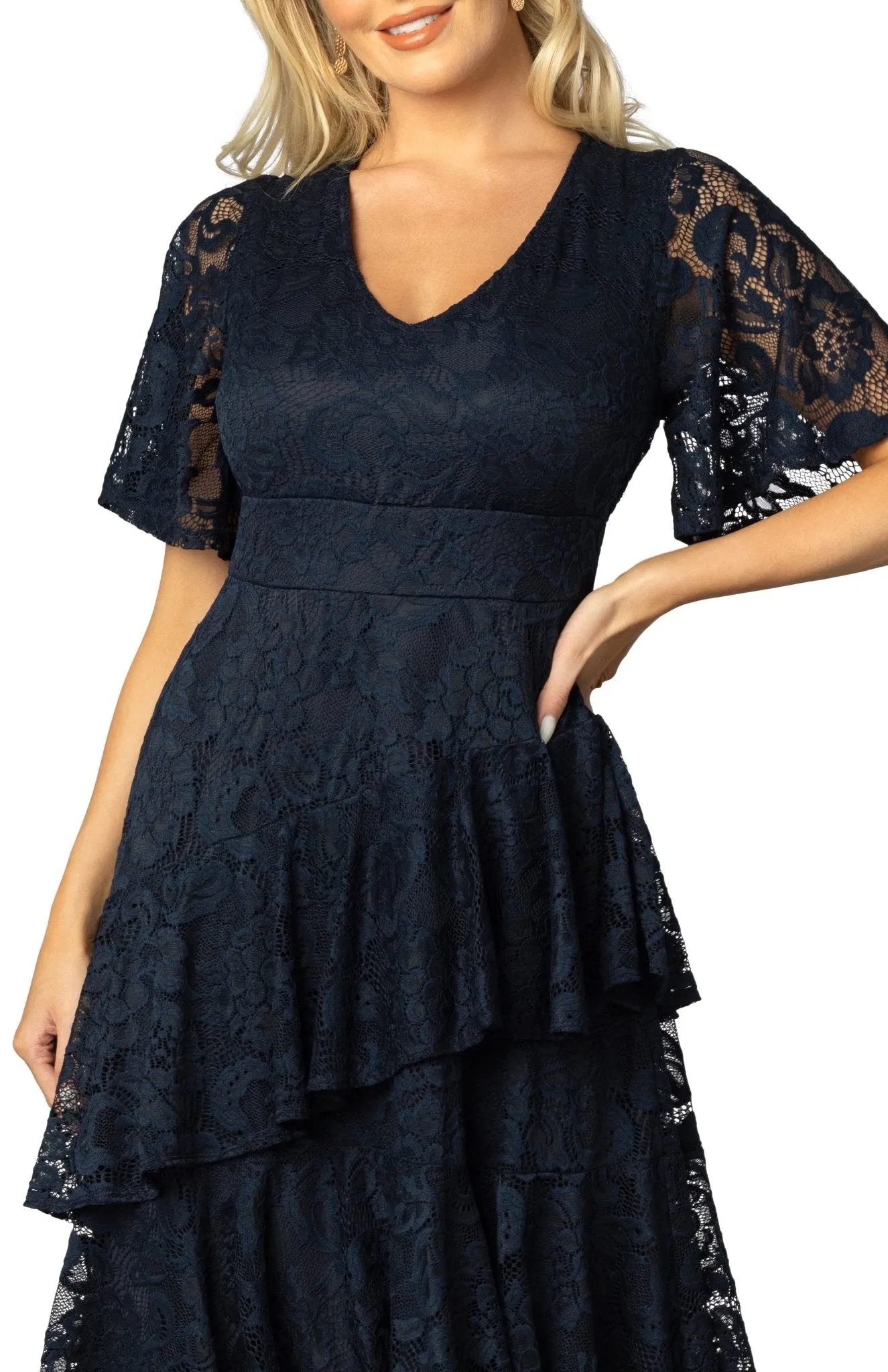 Lace Affair Cocktail Dress sold by Dress Barn product image thumbnail 3