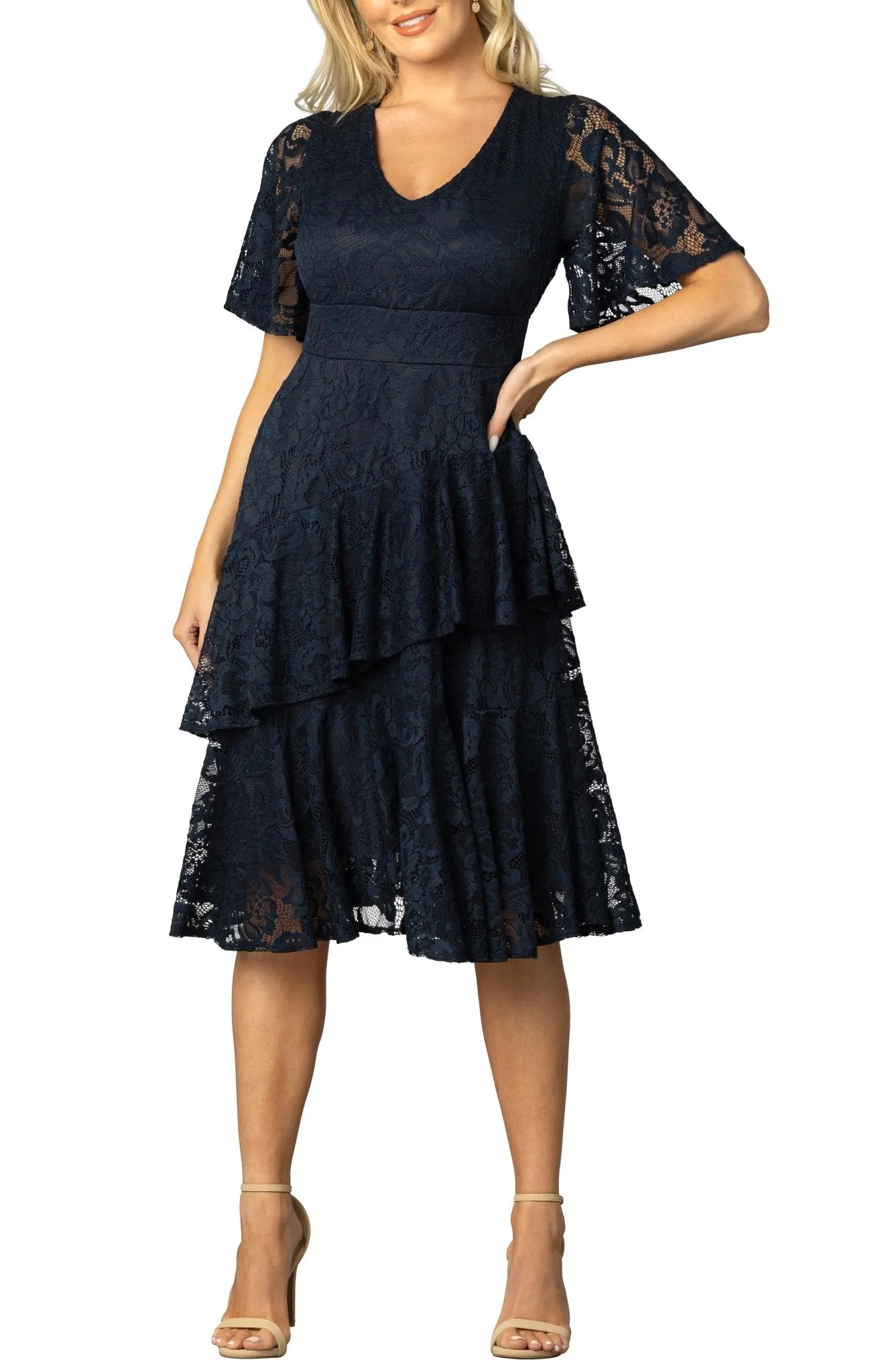 Lace Affair Cocktail Dress sold by Dress Barn