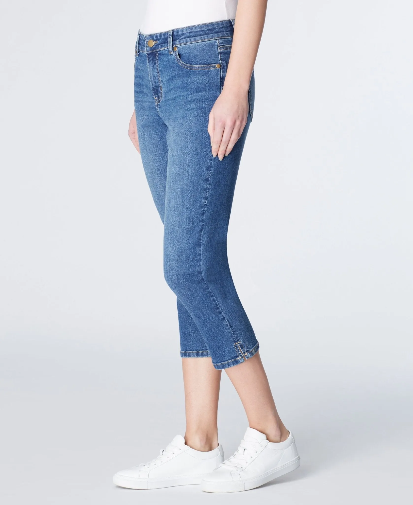 Signature Side Slit Capri sold by Dress Barn product image thumbnail 4