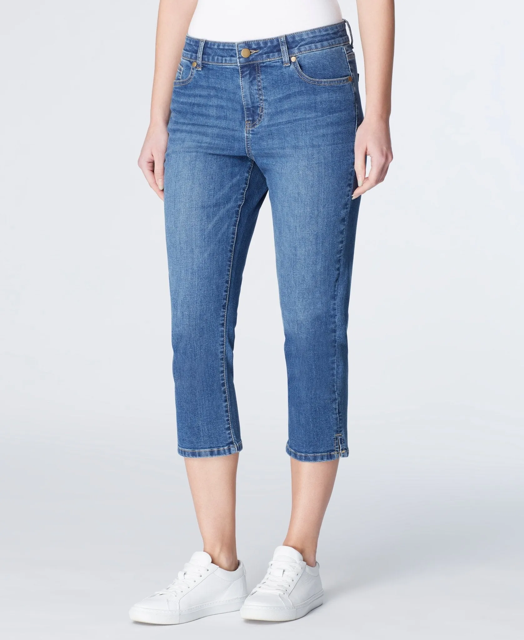 Signature Side Slit Capri sold by Dress Barn product image thumbnail 5