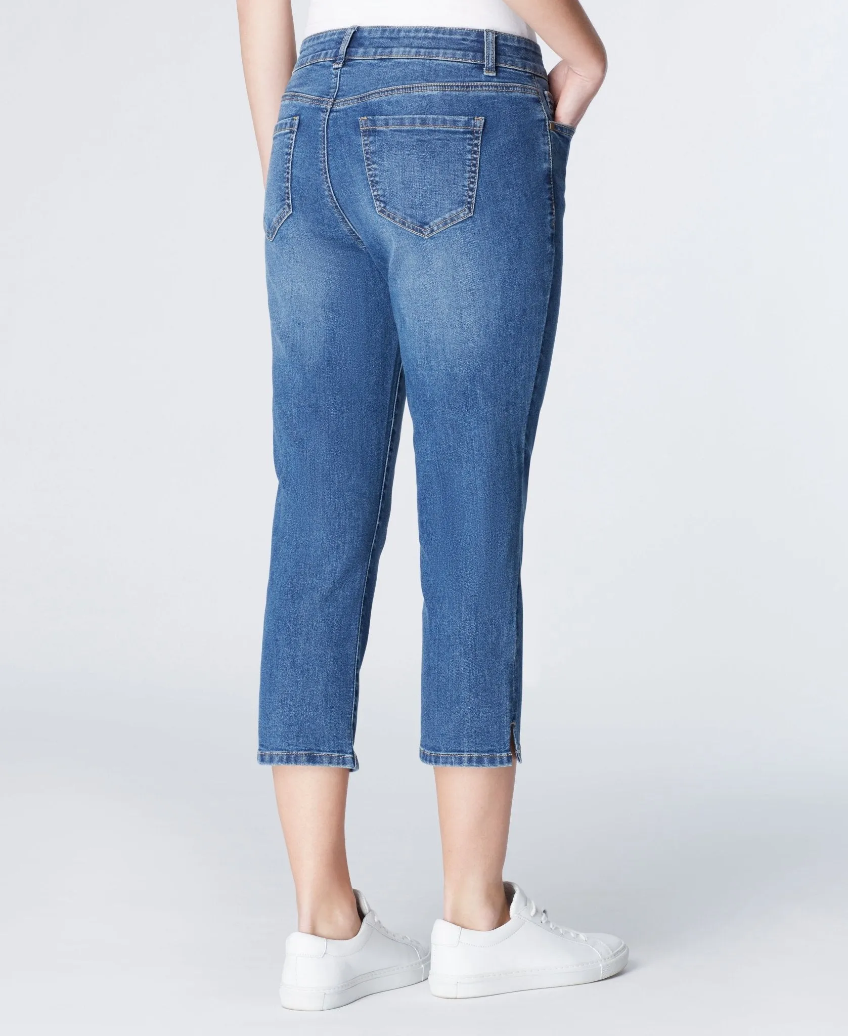 Signature Side Slit Capri sold by Dress Barn product image thumbnail 2