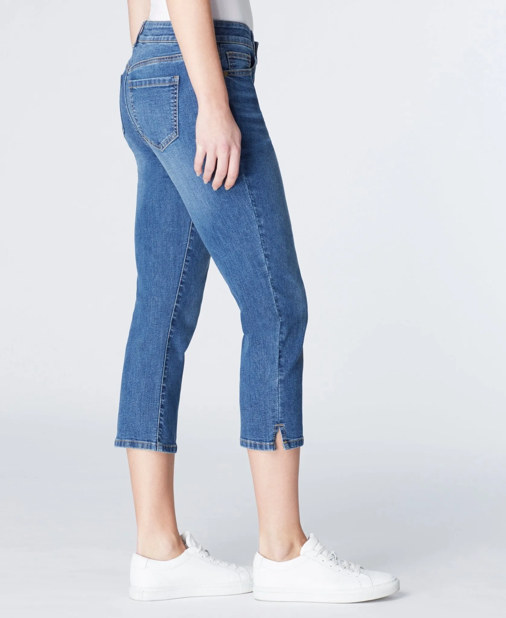 Signature Side Slit Capri sold by Dress Barn product image thumbnail 3