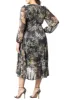 Clara Sparkling Long Sleeve Wrap Dress - Plus sold by Dress Barn
