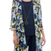 Blue & Green Pantset With Necklace sold by Dress Barn