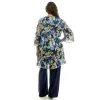 Navy Pantset With Necklace - Plus sold by Dress Barn