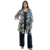 Navy Pantset With Necklace - Plus sold by Dress Barn