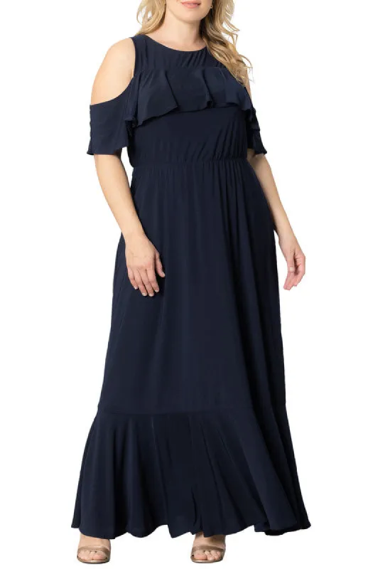 Piper Cold Shoulder Maxi Dress - Plus sold by Dress Barn
