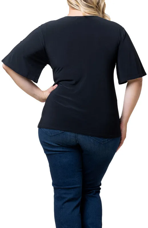 Stella Cinch Top - Plus sold by Dress Barn product image thumbnail 4