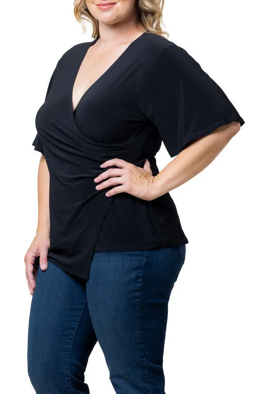 Stella Cinch Top - Plus sold by Dress Barn product image thumbnail 3
