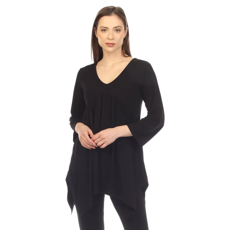 Empire Waist V-Neck Tunic Top sold by Dress Barn