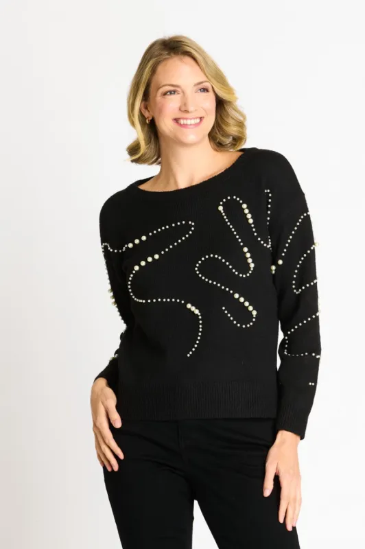 Pearl Swirl Crewneck Sweater sold by Dress Barn