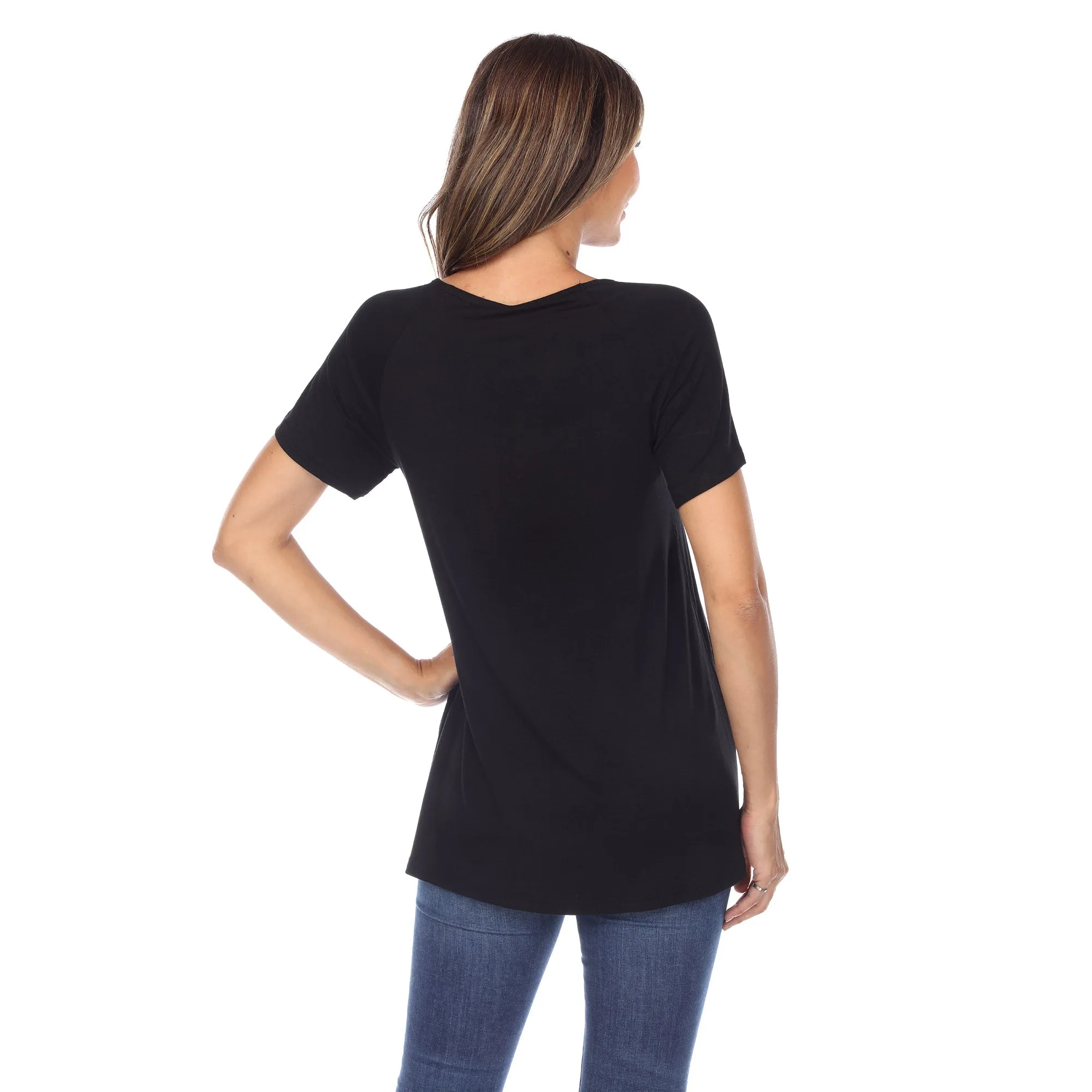 Crisscross Cutout Short Sleeve Top sold by Dress Barn product image thumbnail 5