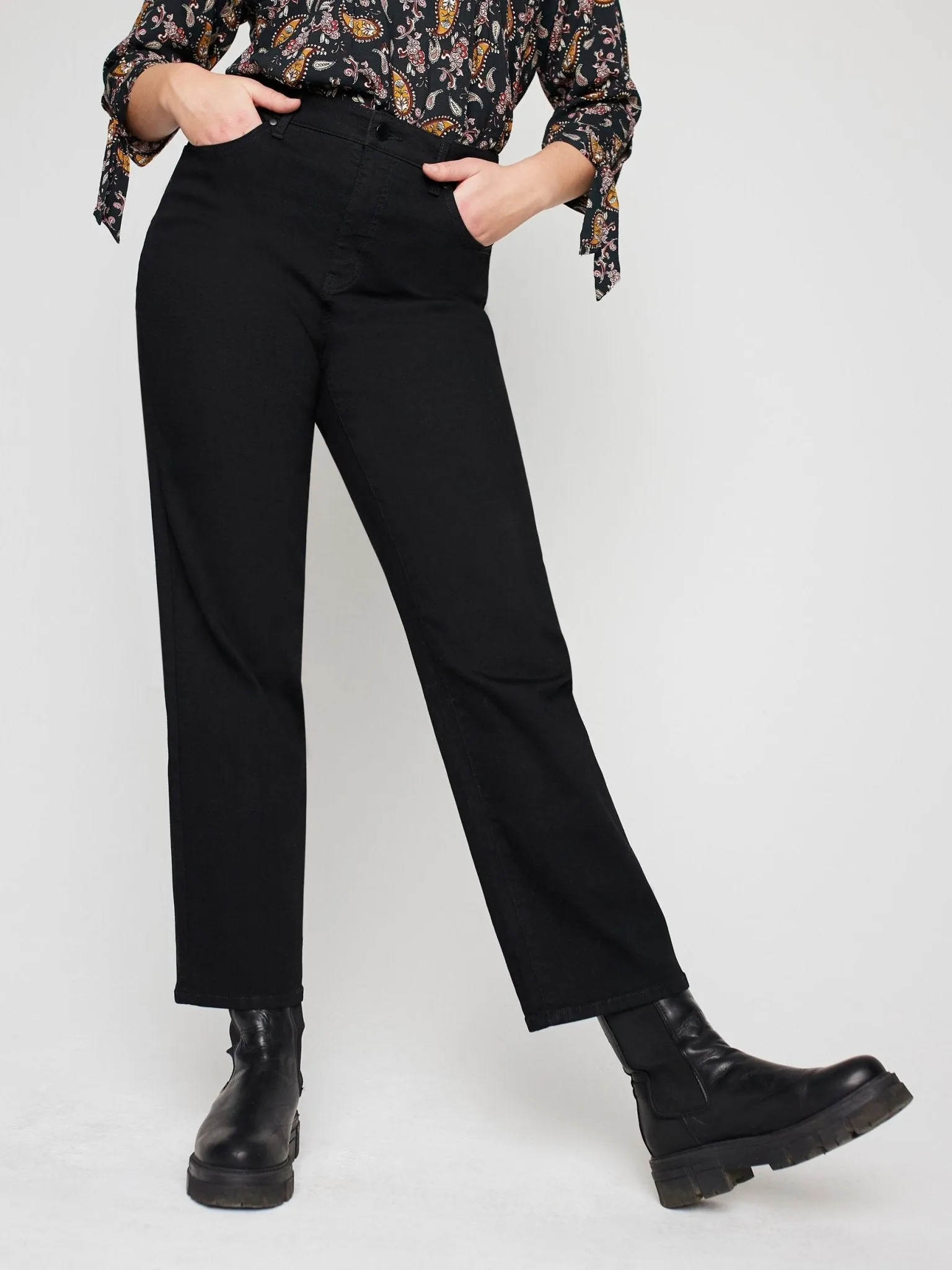 Westport Signature Black Straight Leg Jeans - Plus sold by Dress Barn