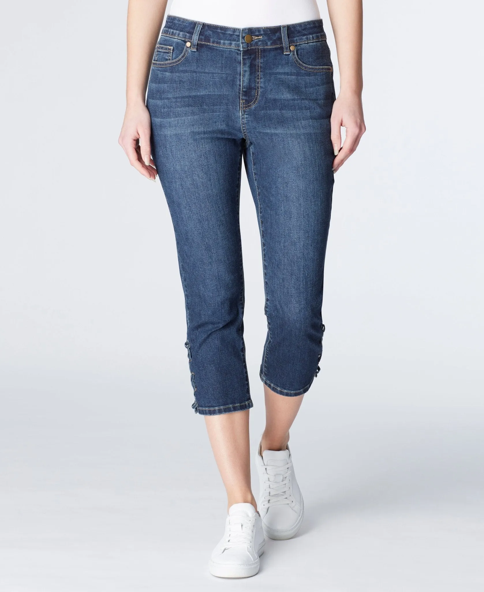 Signature Capri With Side Slit And Lace sold by Dress Barn product image thumbnail 5