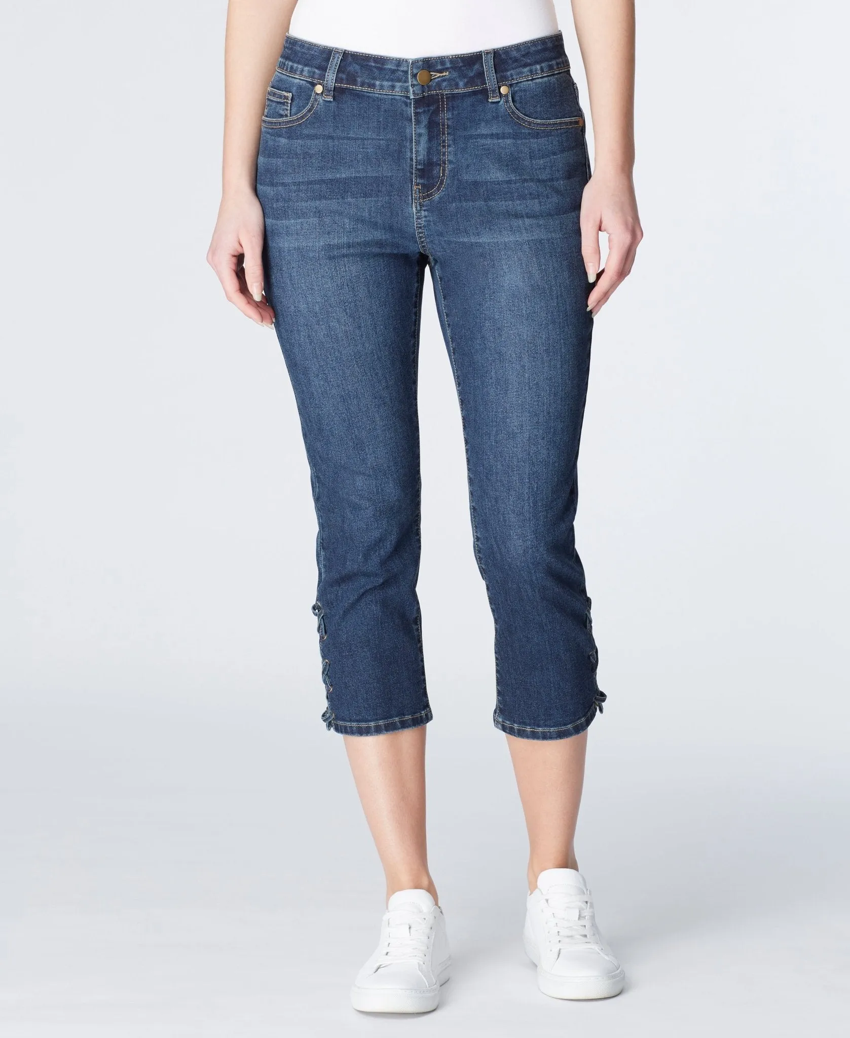 Signature Capri With Side Slit And Lace sold by Dress Barn product image thumbnail 4