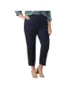 Roz & Ali™ Tummy Control Millennium Ankle Pant With Grommet Rivet Tape Trim - Plus sold by Dress Barn