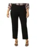 Roz & Ali™ Tummy Control Millennium Ankle Pant With Grommet Rivet Tape Trim - Plus sold by Dress Barn