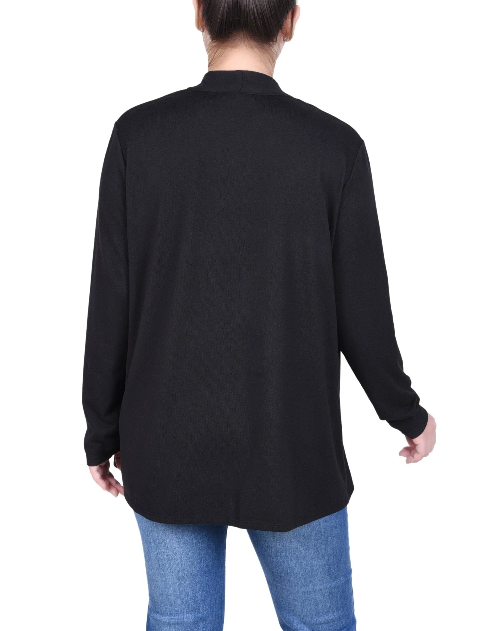 Long Sleeve Swing Cardigan - Petite sold by Dress Barn product image thumbnail 4