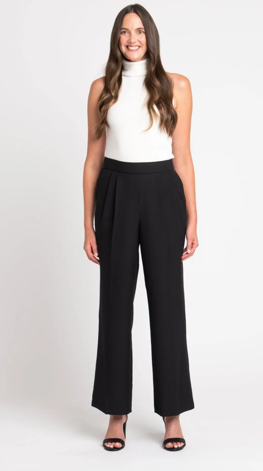 Roz & Ali™ Pleated Wide Leg Trouser Pants sold by Dress Barn product image thumbnail 4