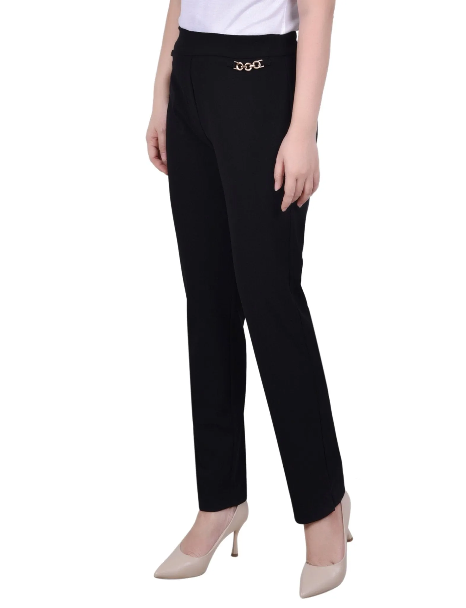 Scuba Crepe Ankle Pant - Petite sold by Dress Barn product image thumbnail 2