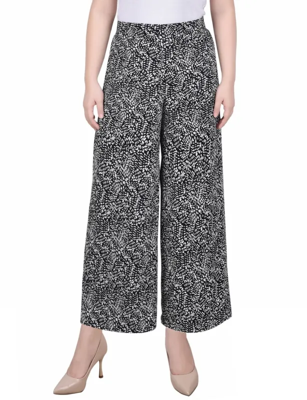 Pull On Palazzo Pants - Petite sold by Dress Barn